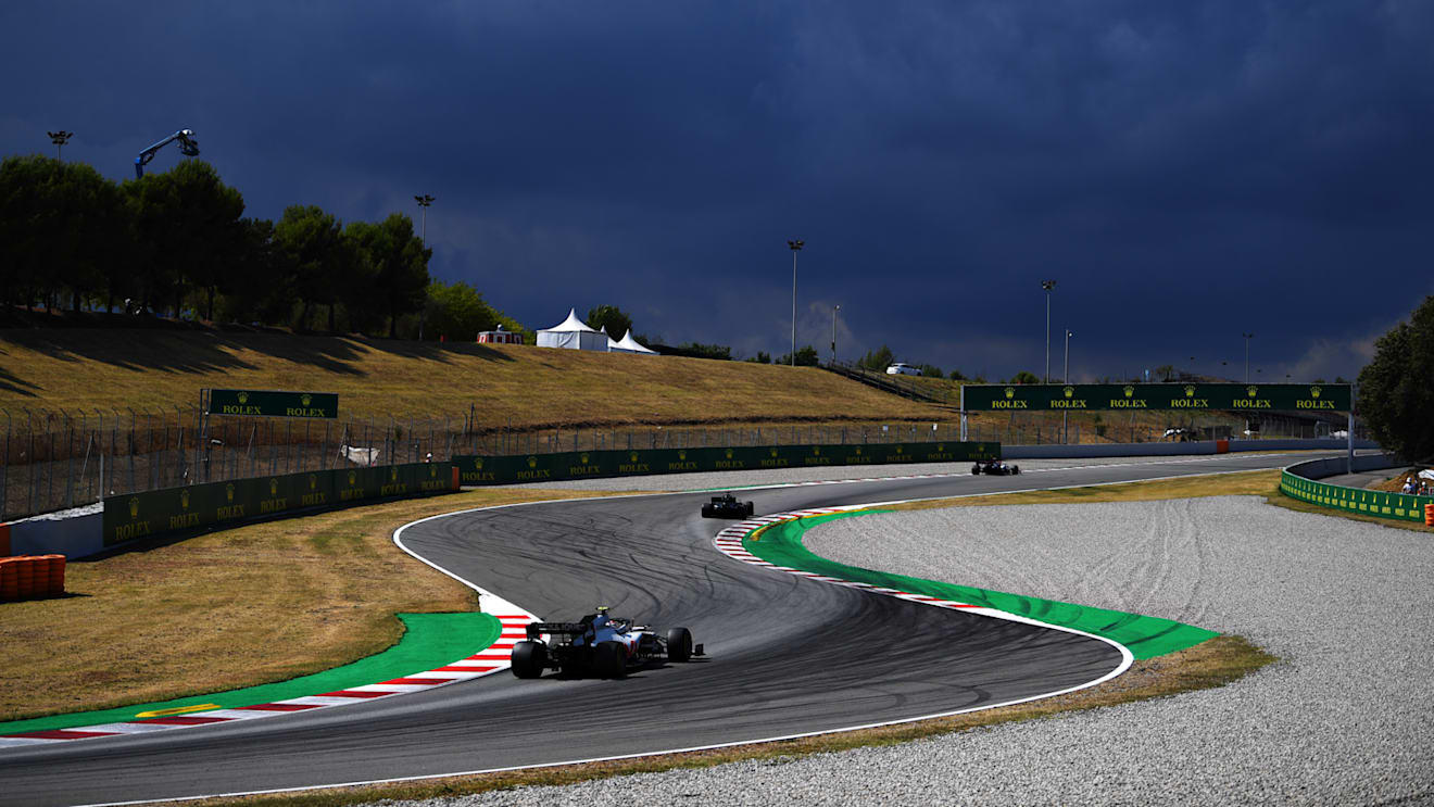 BARCELONA, SPAIN - AUGUST 16: Kevin Magnussen of Denmark driving the (20) Haas F1 Team VF-20 Ferrari during the F1 Grand Prix of Spain at Circuit de Barcelona-Catalunya on August 16, 2020 in Barcelona, Spain. (Photo by Clive Mason - Formula 1/Formula 1 via Getty Images)