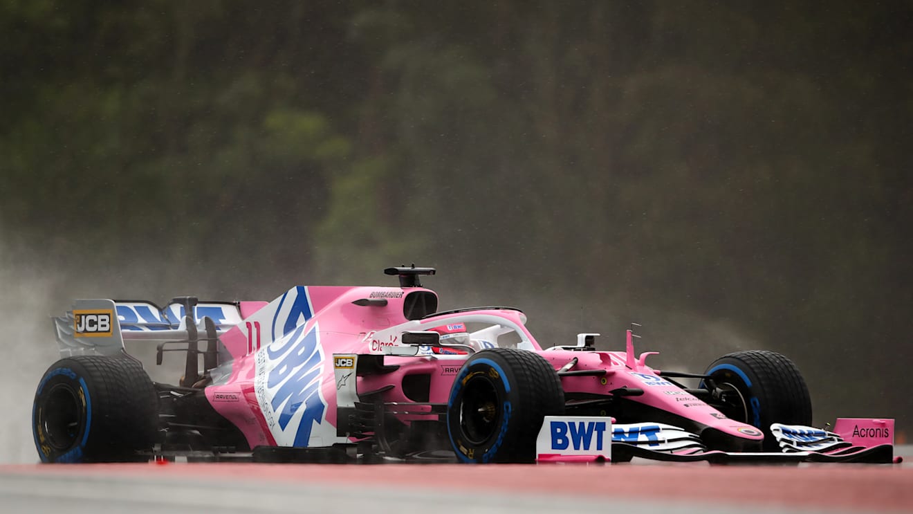 SPIELBERG, AUSTRIA - JULY 11: Sergio Perez of Mexico driving the (11) Racing Point RP20 Mercedes on track during qualifying for the Formula One Grand Prix of Styria at Red Bull Ring on July 11, 2020 in Spielberg, Austria. (Photo by Bryn Lennon/Getty Images)