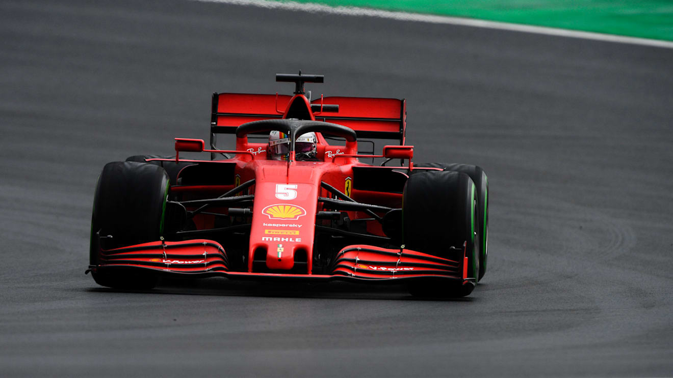 ISTANBUL, TURKEY - NOVEMBER 14: Sebastian Vettel of Germany driving the (5) Scuderia Ferrari SF1000 on track during final practice ahead of the F1 Grand Prix of Turkey at Intercity Istanbul Park on November 14, 2020 in Istanbul, Turkey. (Photo by Rudy Carezzevoli/Getty Images)