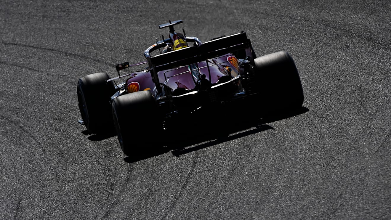 SCARPERIA, ITALY - SEPTEMBER 11: Sebastian Vettel of Germany driving the (5) Scuderia Ferrari SF1000 on track during practice ahead of the F1 Grand Prix of Tuscany at Mugello Circuit on September 11, 2020 in Scarperia, Italy. (Photo by Rudy Carezzevoli/Getty Images)