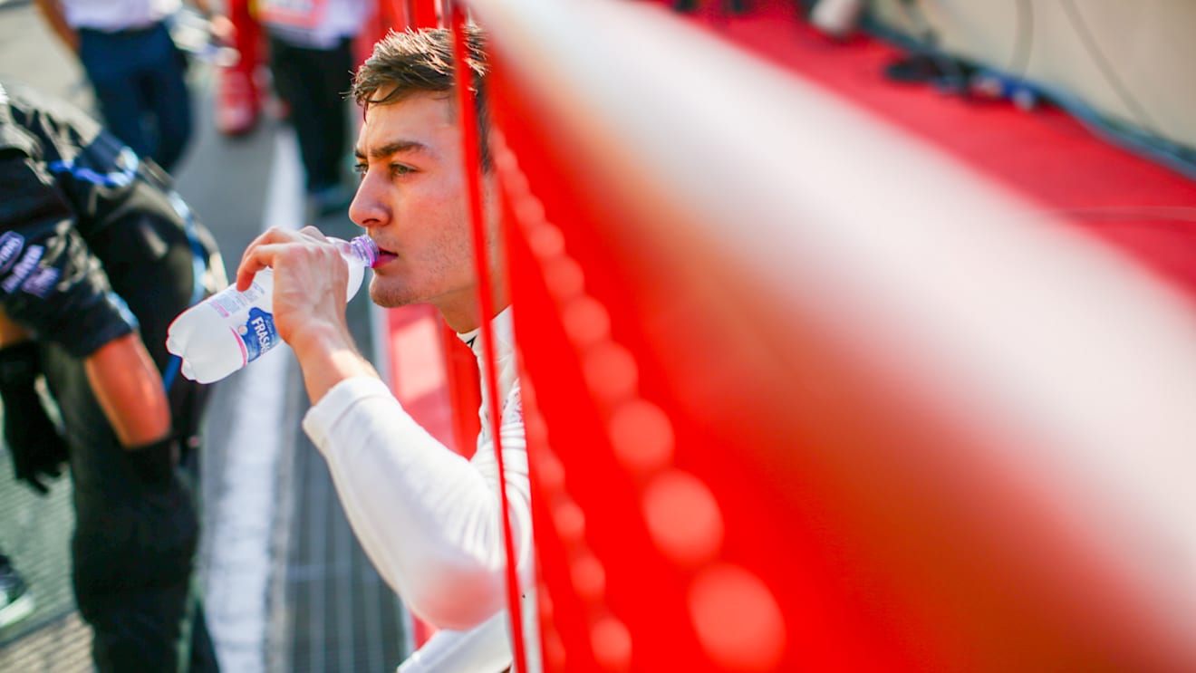 SCARPERIA, ITALY - SEPTEMBER 13: George Russell of Williams and Great Britain  during the F1 Grand Prix of Tuscany at Mugello Circuit on September 13, 2020 in Scarperia, Italy. (Photo by Peter Fox/Getty Images)