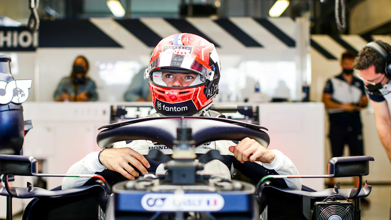 ABU DHABI, UNITED ARAB EMIRATES - DECEMBER 10: Pierre Gasly of Scuderia AlphaTauri and France  during practice ahead of the F1 Grand Prix of Abu Dhabi at Yas Marina Circuit on December 10, 2021 in Abu Dhabi, United Arab Emirates. (Photo by Peter Fox/Getty Images)
