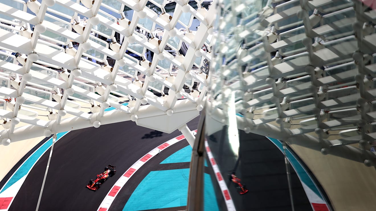 ABU DHABI, UNITED ARAB EMIRATES - DECEMBER 10: Charles Leclerc of Monaco driving the (16) Scuderia Ferrari SF21 during practice ahead of the F1 Grand Prix of Abu Dhabi at Yas Marina Circuit on December 10, 2021 in Abu Dhabi, United Arab Emirates. (Photo by Dan Istitene - Formula 1/Formula 1 via Getty Images)