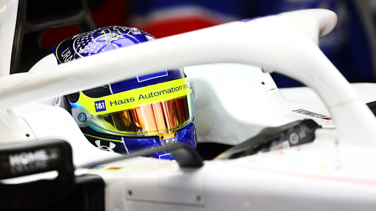 ABU DHABI, UNITED ARAB EMIRATES - DECEMBER 11: Mick Schumacher of Germany and Haas F1 prepares to drive in the garage during final practice ahead of the F1 Grand Prix of Abu Dhabi at Yas Marina Circuit on December 11, 2021 in Abu Dhabi, United Arab Emirates. (Photo by Dan Istitene - Formula 1/Formula 1 via Getty Images)
