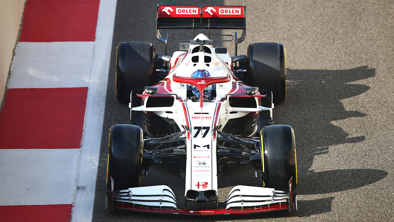 Bottas was sampling an Alfa Romeo for the first time
