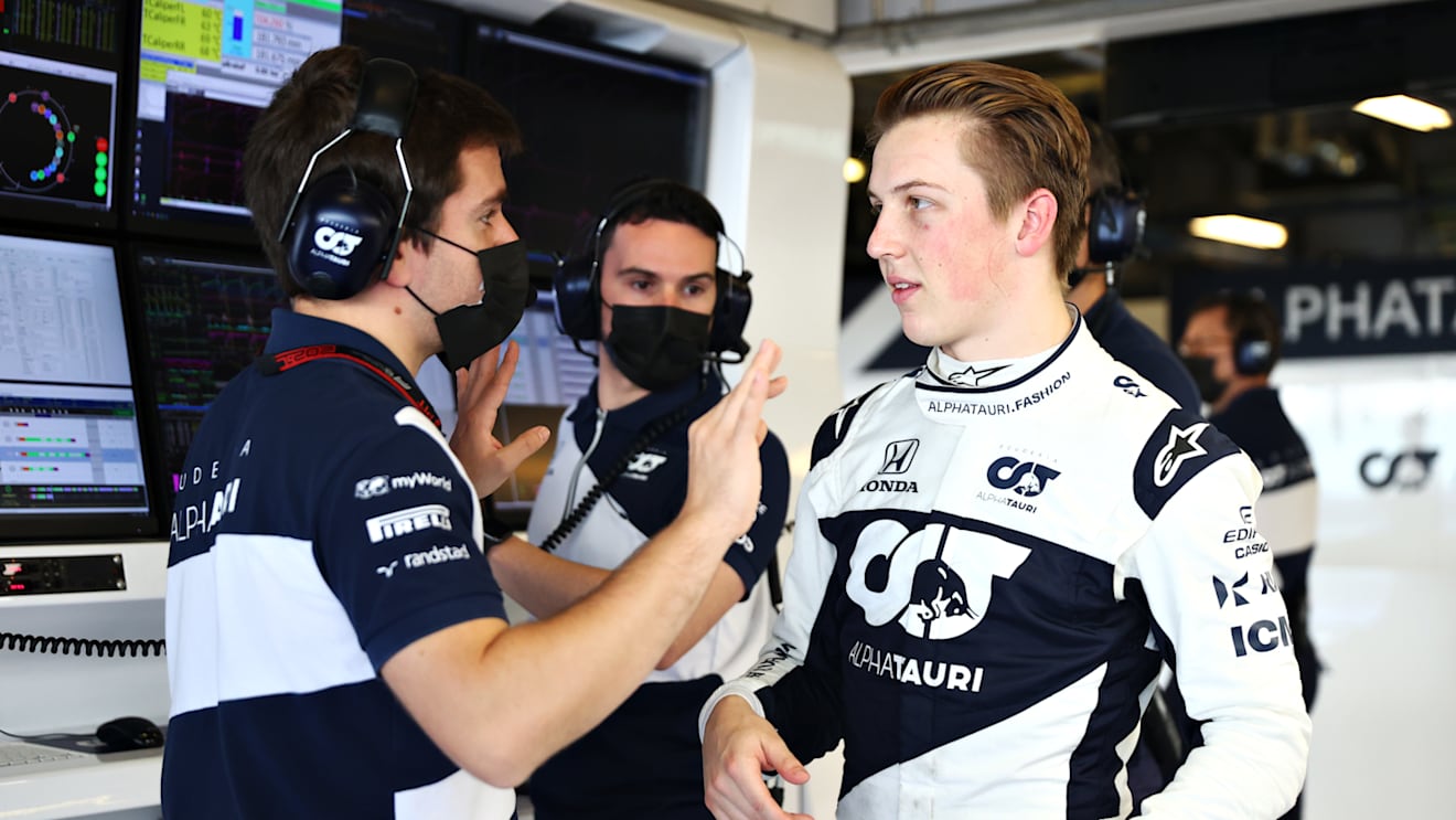 Liam Lawson got his first F1 experience with AlphaTauri