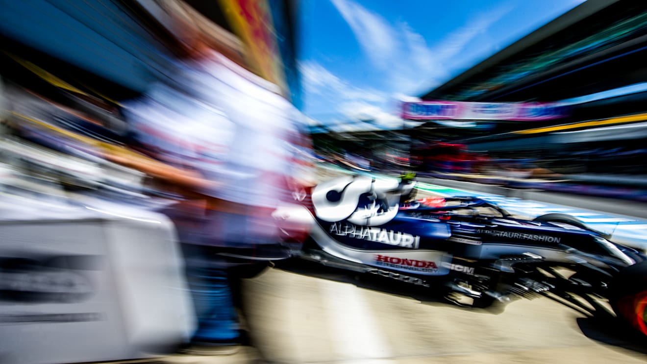 SPIELBERG, AUSTRIA - JULY 03: Pierre Gasly of Scuderia AlphaTauri and France  during final practice ahead of the F1 Grand Prix of Austria at Red Bull Ring on July 03, 2021 in Spielberg, Austria. (Photo by Peter Fox/Getty Images)