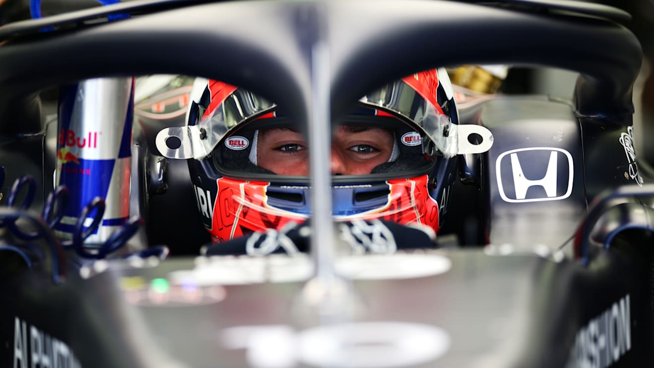 Pierre Gasly prepares to head out on track