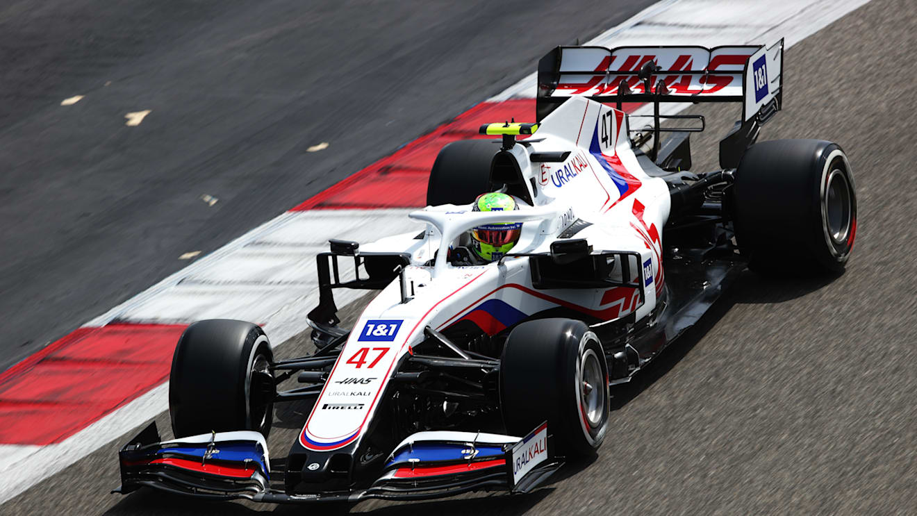 Mick Schumacher put the Haas VF-21 through its paces in the morning session