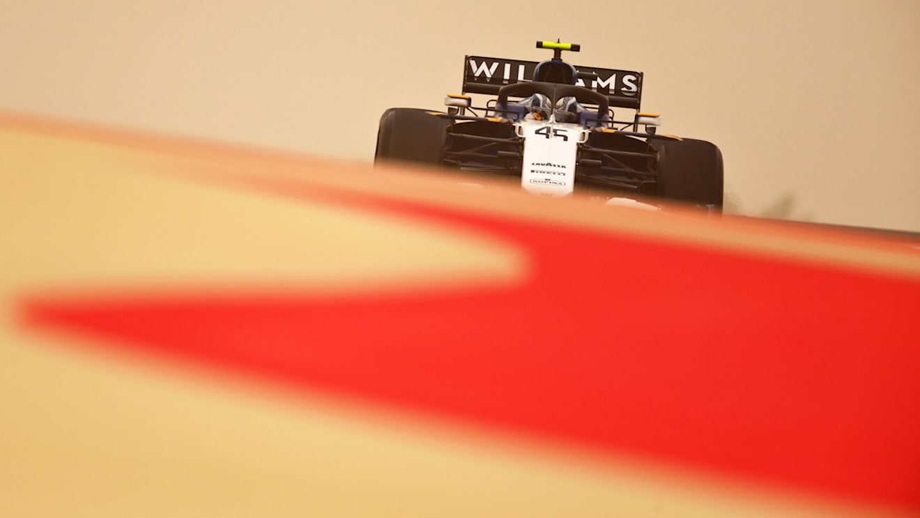 What's that coming over the hill? It's Roy Nissany in the Williams FW43B