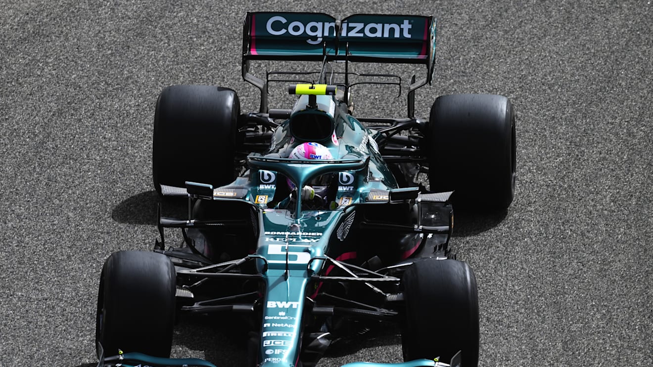 Sebastian Vettel managed only six laps before a gearbox issue confined him to the garage