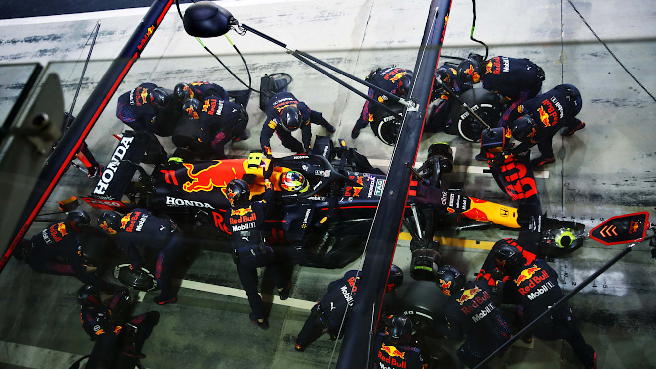 Perez fits some new rubber on his Red Bull testing debut