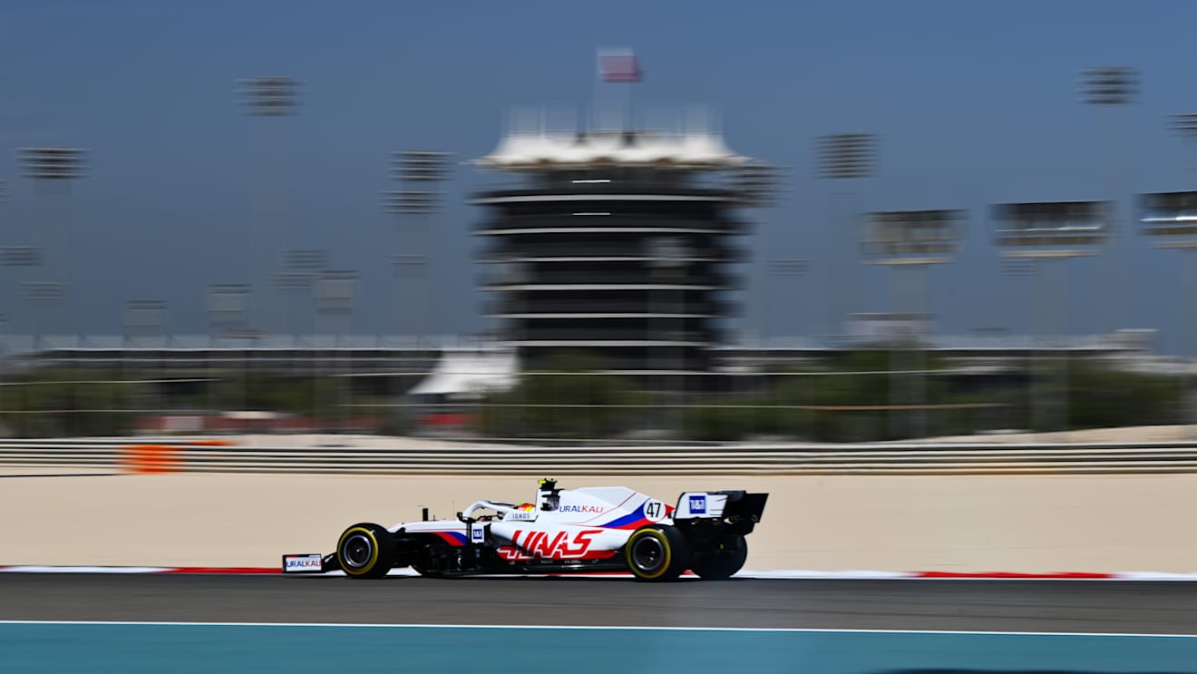 Mick Schumacher at the wheel for Haas