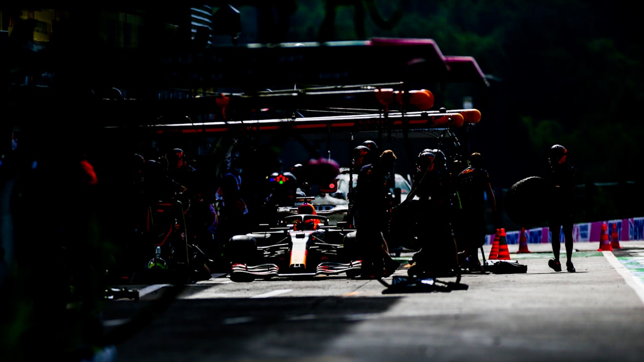 SPA, BELGIUM - AUGUST 27: Max Verstappen of Red Bull Racing and The Netherlands during practice ahead of the F1 Grand Prix of Belgium at Circuit de Spa-Francorchamps on August 27, 2021 in Spa, Belgium. (Photo by Peter Fox/Getty Images)