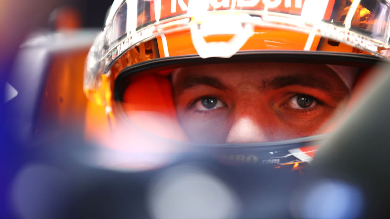 SPA, BELGIUM - AUGUST 28: Max Verstappen of Netherlands and Red Bull Racing prepares to drive in the garage during qualifying ahead of the F1 Grand Prix of Belgium at Circuit de Spa-Francorchamps on August 28, 2021 in Spa, Belgium. (Photo by Mark Thompson/Getty Images)