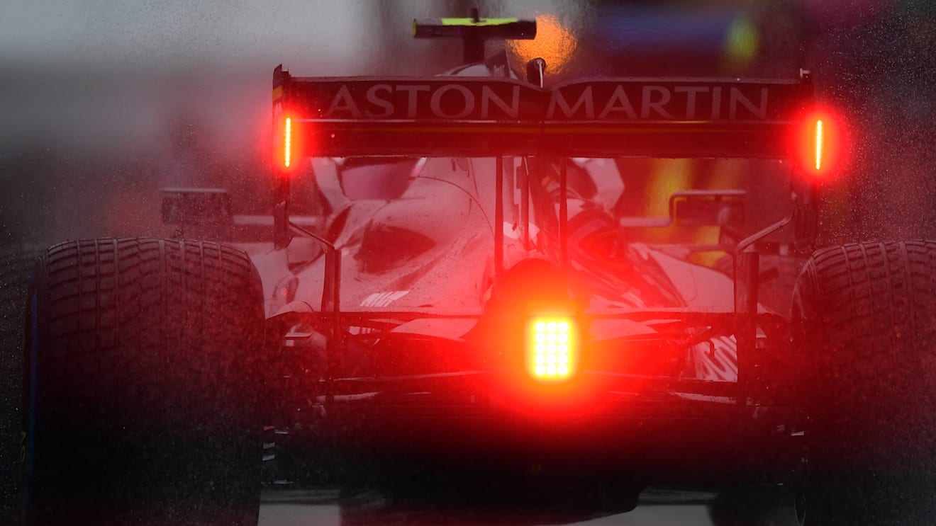 SPA, BELGIUM - AUGUST 29: Sebastian Vettel of Germany driving the (5) Aston Martin AMR21 Mercedes in the Pitlane during the F1 Grand Prix of Belgium at Circuit de Spa-Francorchamps on August 29, 2021 in Spa, Belgium. (Photo by Mario Renzi - Formula 1/Formula 1 via Getty Images)