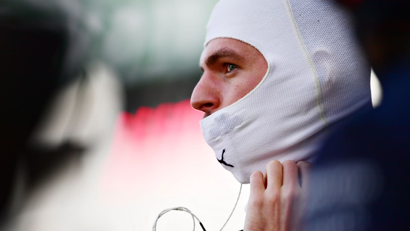 SAO PAULO, BRAZIL - NOVEMBER 13: Max Verstappen of Netherlands and Red Bull Racing prepares to drive on the grid prior to the sprint ahead of the F1 Grand Prix of Brazil at Autodromo Jose Carlos Pace on November 13, 2021 in Sao Paulo, Brazil. (Photo by Mario Renzi - Formula 1/Formula 1 via Getty Images)