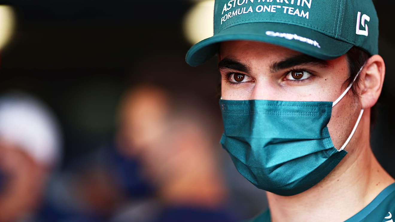 SAO PAULO, BRAZIL - NOVEMBER 14: Lance Stroll of Canada and Aston Martin F1 Team looks on before the F1 Grand Prix of Brazil at Autodromo Jose Carlos Pace on November 14, 2021 in Sao Paulo, Brazil. (Photo by Mark Thompson/Getty Images)