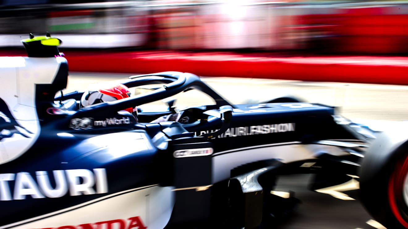 IMOLA, ITALY - APRIL 16: Pierre Gasly of Scuderia AlphaTauri and France  during practice ahead of the F1 Grand Prix of Emilia Romagna at Autodromo Enzo e Dino Ferrari on April 16, 2021 in Imola, Italy. (Photo by Peter Fox/Getty Images)