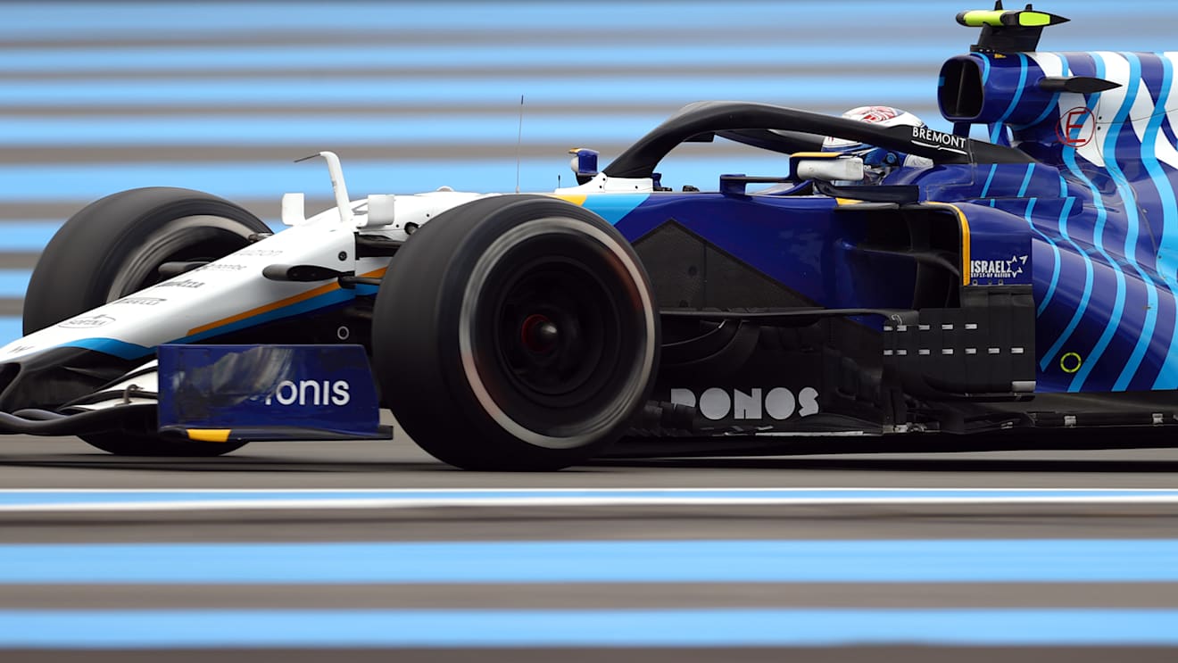 LE CASTELLET, FRANCE - JUNE 20: Nicholas Latifi of Canada driving the (6) Williams Racing FW43B Mercedes on track during the F1 Grand Prix of France at Circuit Paul Ricard on June 20, 2021 in Le Castellet, France. (Photo by Bryn Lennon - Formula 1/Formula 1 via Getty Images)
