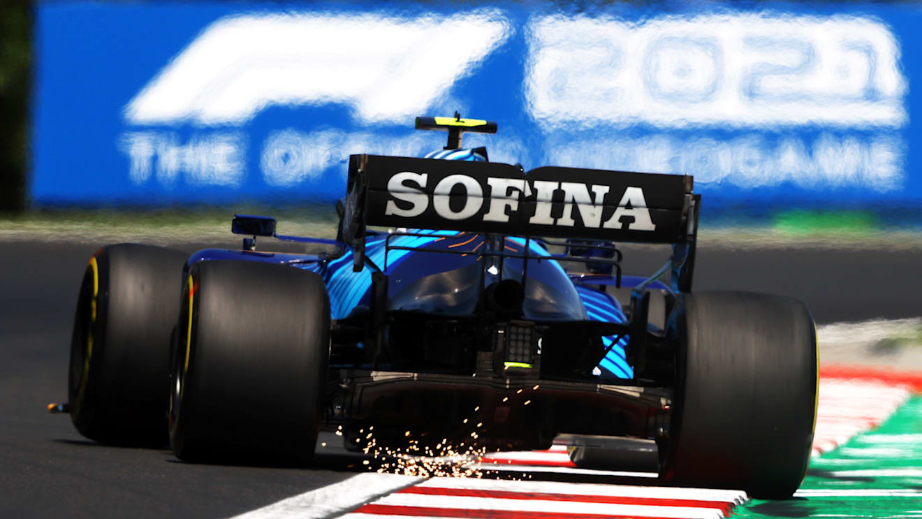 BUDAPEST, HUNGARY - JULY 30: Nicholas Latifi of Canada driving the (6) Williams Racing FW43B Mercedes during practice ahead of the F1 Grand Prix of Hungary at Hungaroring on July 30, 2021 in Budapest, Hungary. (Photo by Bryn Lennon/Getty Images)