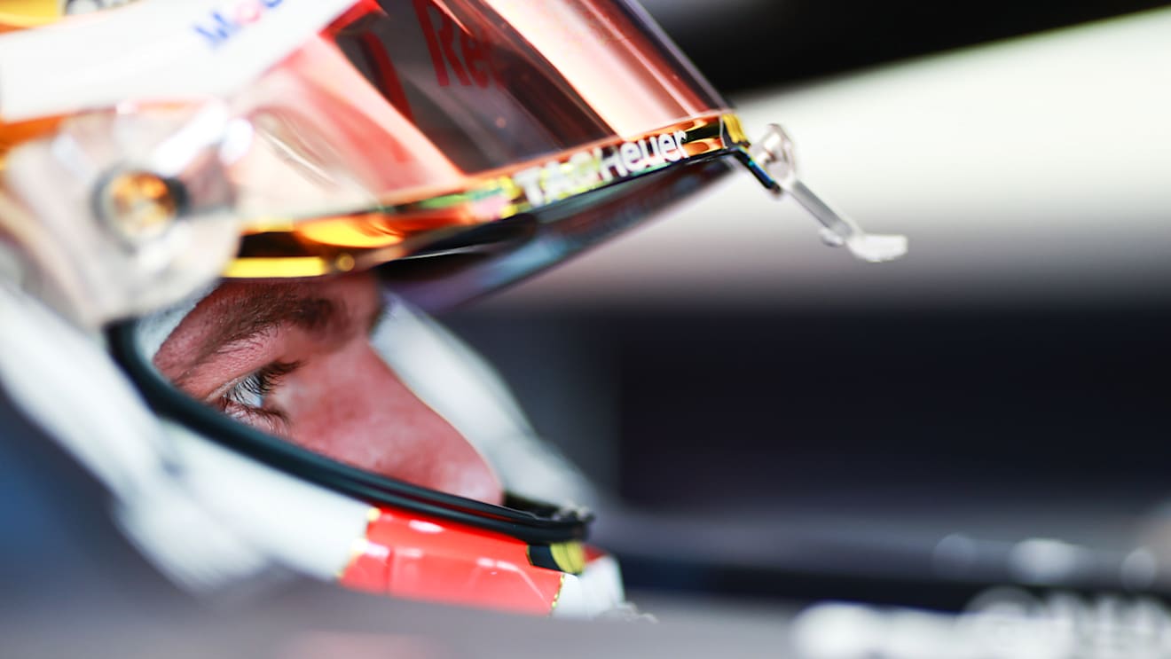 BUDAPEST, HUNGARY - JULY 30: Max Verstappen of Netherlands and Red Bull Racing prepares to drive in the garage during practice ahead of the F1 Grand Prix of Hungary at Hungaroring on July 30, 2021 in Budapest, Hungary. (Photo by Mark Thompson/Getty Images)