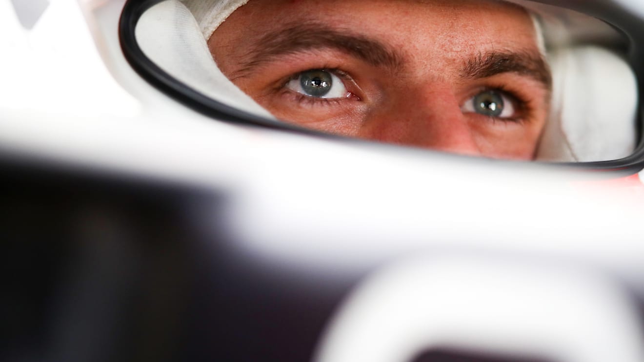 MEXICO CITY, MEXICO - NOVEMBER 06: Max Verstappen of Netherlands and Red Bull Racing prepares to drive in the garage during qualifying ahead of the F1 Grand Prix of Mexico at Autodromo Hermanos Rodriguez on November 06, 2021 in Mexico City, Mexico. (Photo by Mark Thompson/Getty Images)