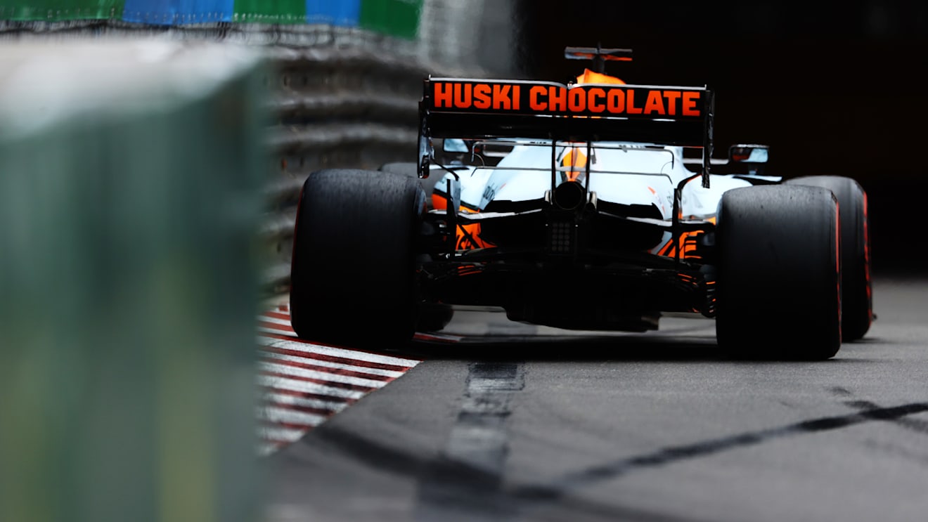 MONTE-CARLO, MONACO - MAY 22: Daniel Ricciardo of Australia driving the (3) McLaren F1 Team MCL35M Mercedes on track during qualifying for the F1 Grand Prix of Monaco at Circuit de Monaco on May 22, 2021 in Monte-Carlo, Monaco. (Photo by Bryn Lennon/Getty Images)