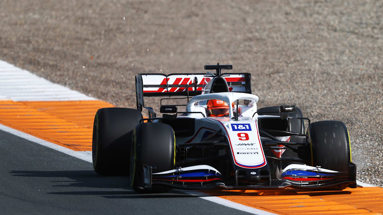ZANDVOORT, NETHERLANDS - SEPTEMBER 03: Nikita Mazepin of Russia driving the (9) Haas F1 Team VF-21 Ferrari during practice ahead of the F1 Grand Prix of The Netherlands at Circuit Zandvoort on September 03, 2021 in Zandvoort, Netherlands. (Photo by Bryn Lennon/Getty Images)