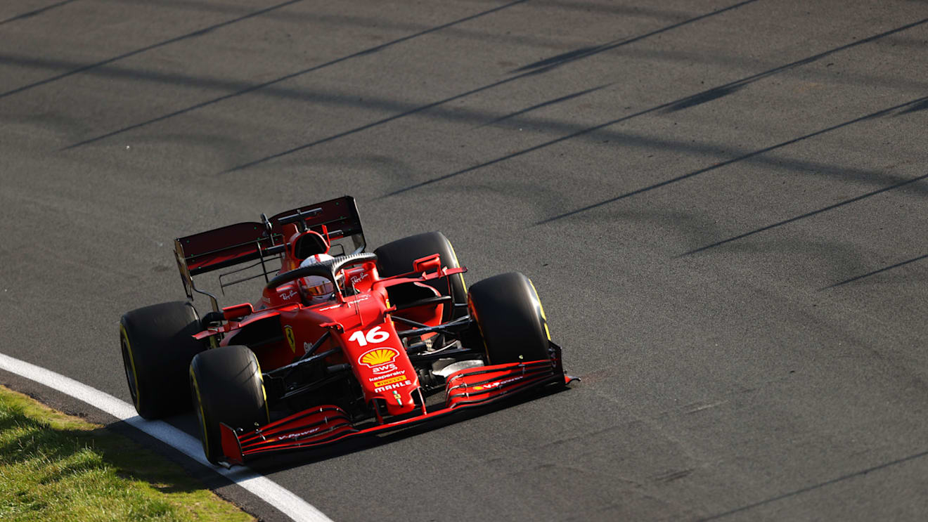ZANDVOORT, NETHERLANDS - SEPTEMBER 03: Charles Leclerc of Monaco driving the (16) Scuderia Ferrari SF21 during practice ahead of the F1 Grand Prix of The Netherlands at Circuit Zandvoort on September 03, 2021 in Zandvoort, Netherlands. (Photo by Bryn Lennon/Getty Images)