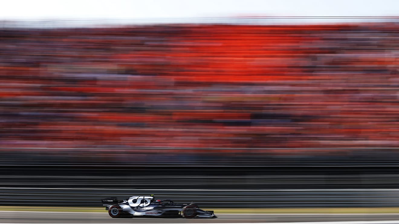 ZANDVOORT, NETHERLANDS - SEPTEMBER 03: Pierre Gasly of France driving the (10) Scuderia AlphaTauri AT02 Honda during practice ahead of the F1 Grand Prix of The Netherlands at Circuit Zandvoort on September 03, 2021 in Zandvoort, Netherlands. (Photo by Lars Baron/Getty Images)