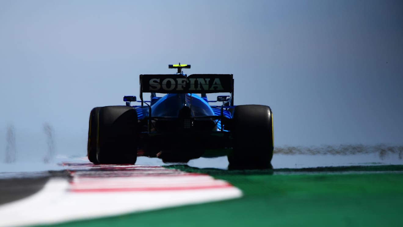 PORTIMAO, PORTUGAL - APRIL 30: Nicholas Latifi of Canada driving the (6) Williams Racing FW43B Mercedes on track during practice ahead of the F1 Grand Prix of Portugal at Autodromo Internacional Do Algarve on April 30, 2021 in Portimao, Portugal. (Photo by Mario Renzi - Formula 1/Formula 1 via Getty Images)