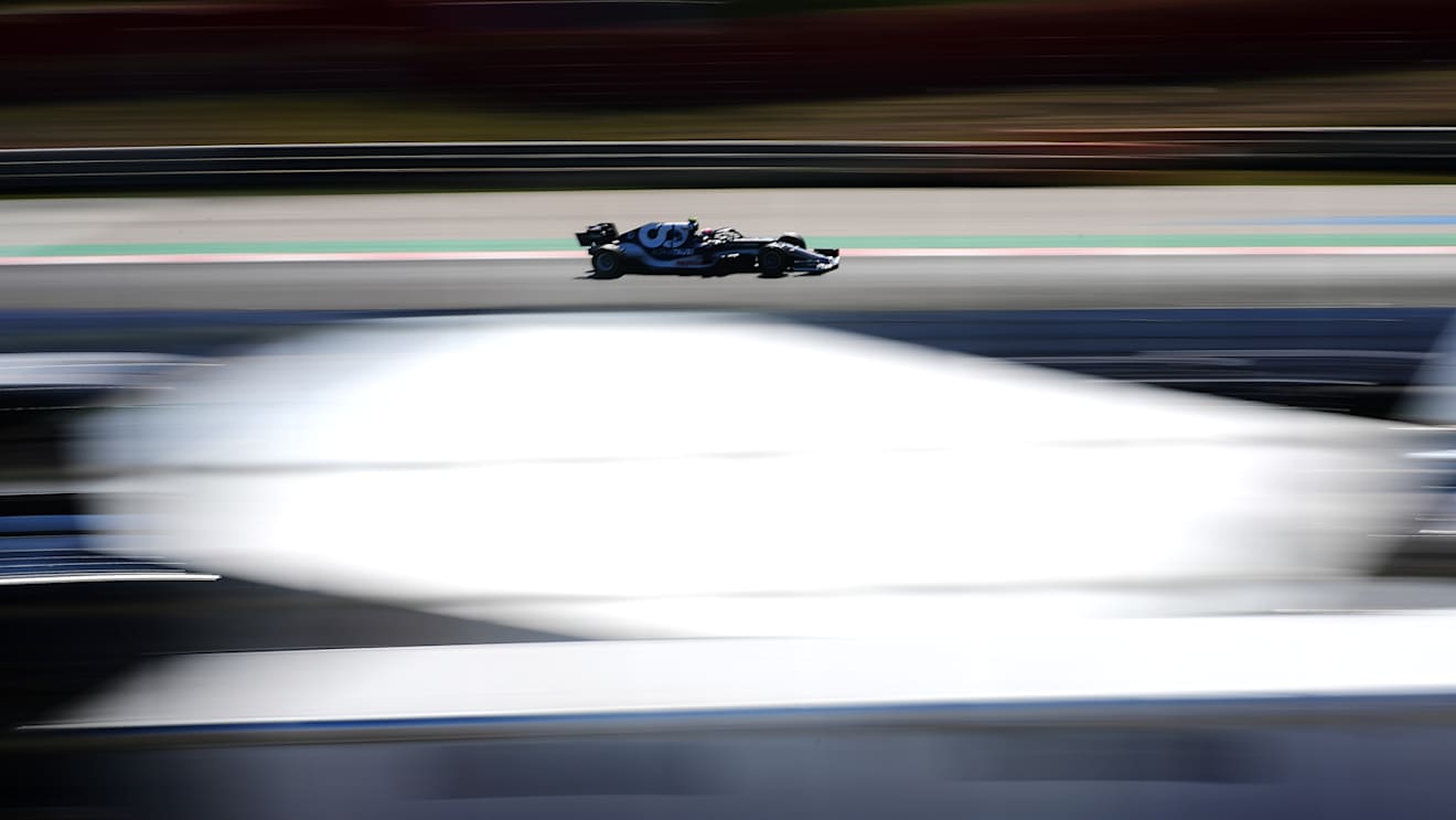 PORTIMAO, PORTUGAL - APRIL 30: Pierre Gasly of France driving the (10) Scuderia AlphaTauri AT02 Honda on track during practice ahead of the F1 Grand Prix of Portugal at Autodromo Internacional Do Algarve on April 30, 2021 in Portimao, Portugal. (Photo by Mario Renzi - Formula 1/Formula 1 via Getty Images)