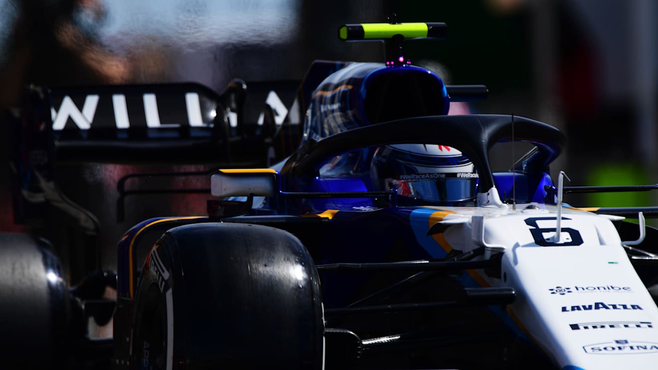 PORTIMAO, PORTUGAL - MAY 02: Nicholas Latifi of Canada driving the (6) Williams Racing FW43B Mercedes in the Pitlane during the F1 Grand Prix of Portugal at Autodromo Internacional Do Algarve on May 02, 2021 in Portimao, Portugal. (Photo by Mario Renzi - Formula 1/Formula 1 via Getty Images)