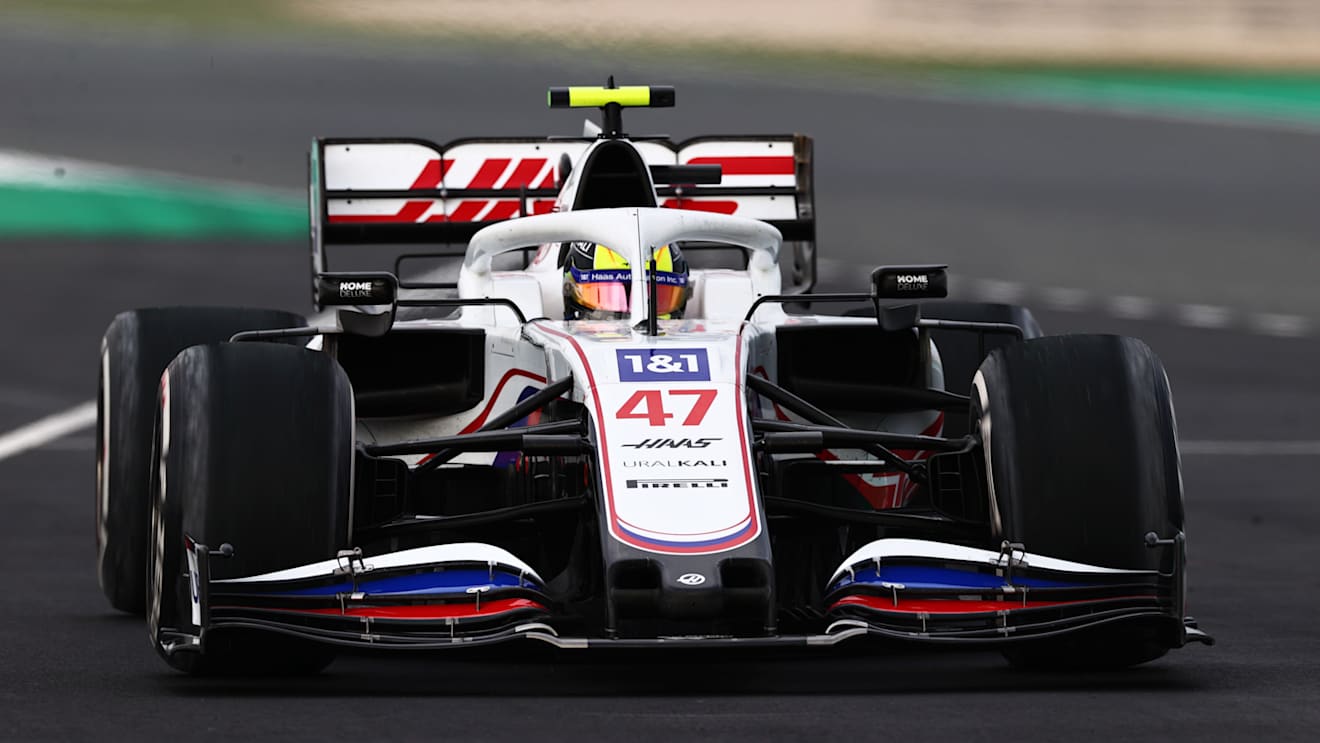 DOHA, QATAR - NOVEMBER 19: Mick Schumacher of Germany driving the (47) Haas F1 Team VF-21 Ferrari during practice ahead of the F1 Grand Prix of Qatar at Losail International Circuit on November 19, 2021 in Doha, Qatar. (Photo by Mark Thompson/Getty Images)