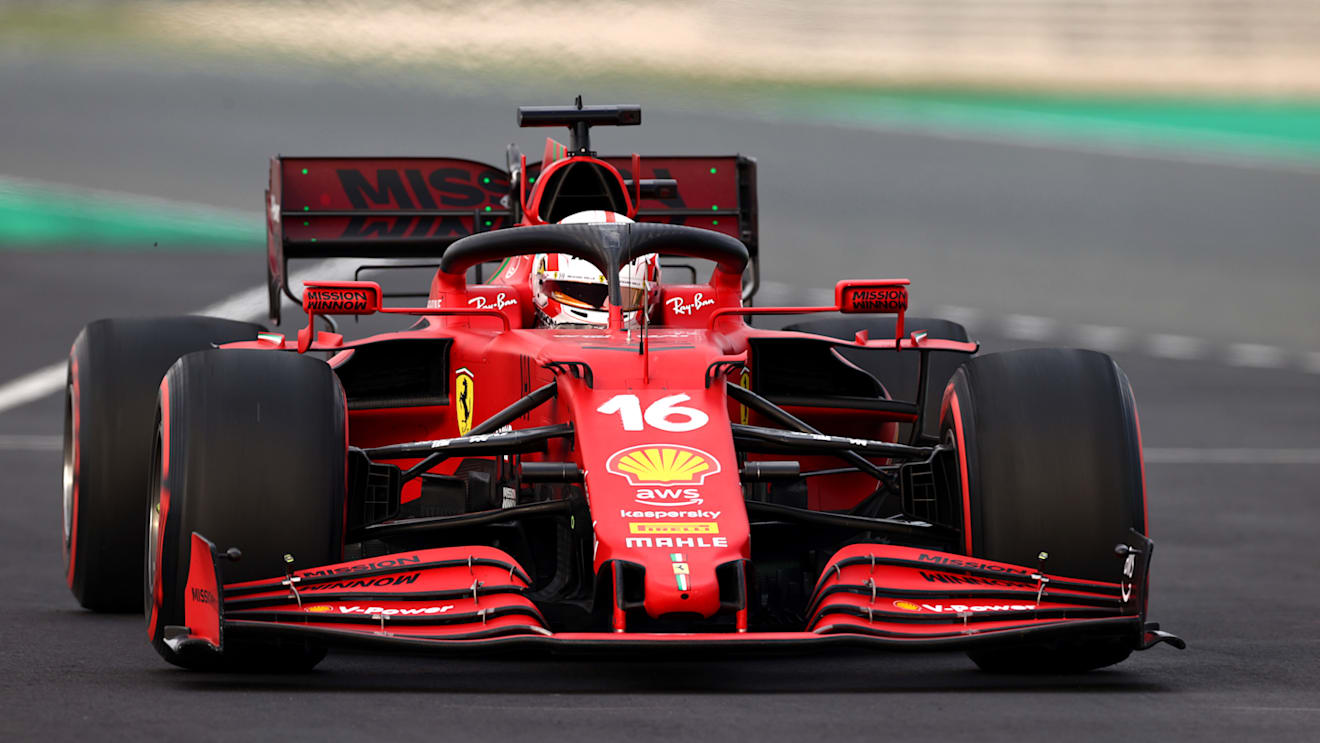 DOHA, QATAR - NOVEMBER 19: Charles Leclerc of Monaco driving the (16) Scuderia Ferrari SF21 during practice ahead of the F1 Grand Prix of Qatar at Losail International Circuit on November 19, 2021 in Doha, Qatar. (Photo by Mark Thompson/Getty Images)