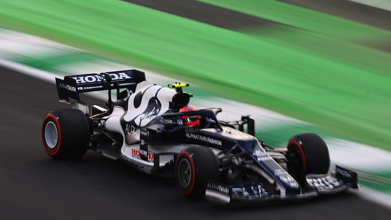 JEDDAH, SAUDI ARABIA - DECEMBER 03:Pierre Gasly of France driving the (10) Scuderia AlphaTauri AT02 Honda  during practice ahead of the F1 Grand Prix of Saudi Arabia at Jeddah Corniche Circuit on December 03, 2021 in Jeddah, Saudi Arabia. (Photo by Dan Mullan/Getty Images)