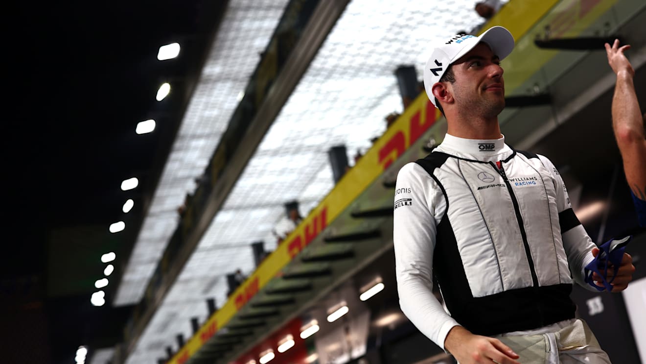 JEDDAH, SAUDI ARABIA - DECEMBER 05: Nicholas Latifi of Canada and Williams and looks on ahead of the F1 Grand Prix of Saudi Arabia at Jeddah Corniche Circuit on December 05, 2021 in Jeddah, Saudi Arabia. (Photo by Mark Thompson/Getty Images)
