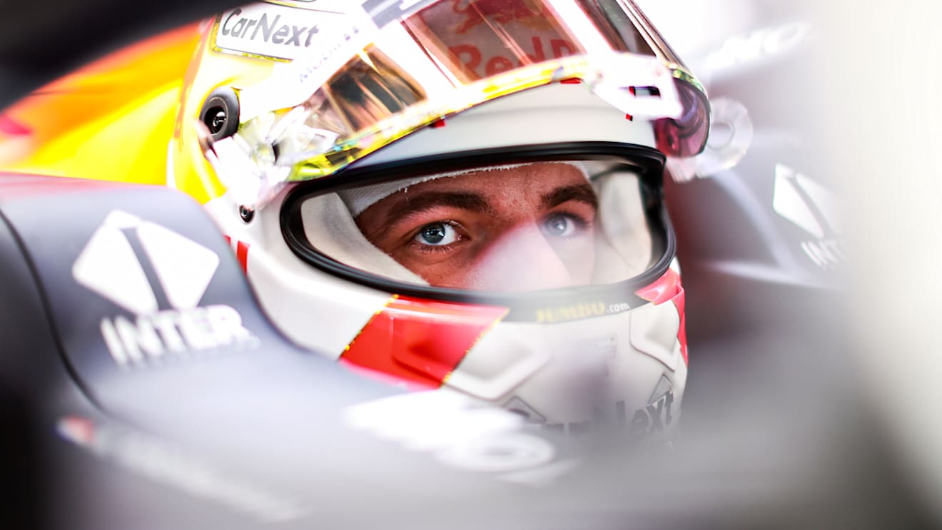 BARCELONA, SPAIN - MAY 08: Max Verstappen of Netherlands and Red Bull Racing prepares to drive in the garage during final practice for the F1 Grand Prix of Spain at Circuit de Barcelona-Catalunya on May 08, 2021 in Barcelona, Spain. (Photo by Mark Thompson/Getty Images)