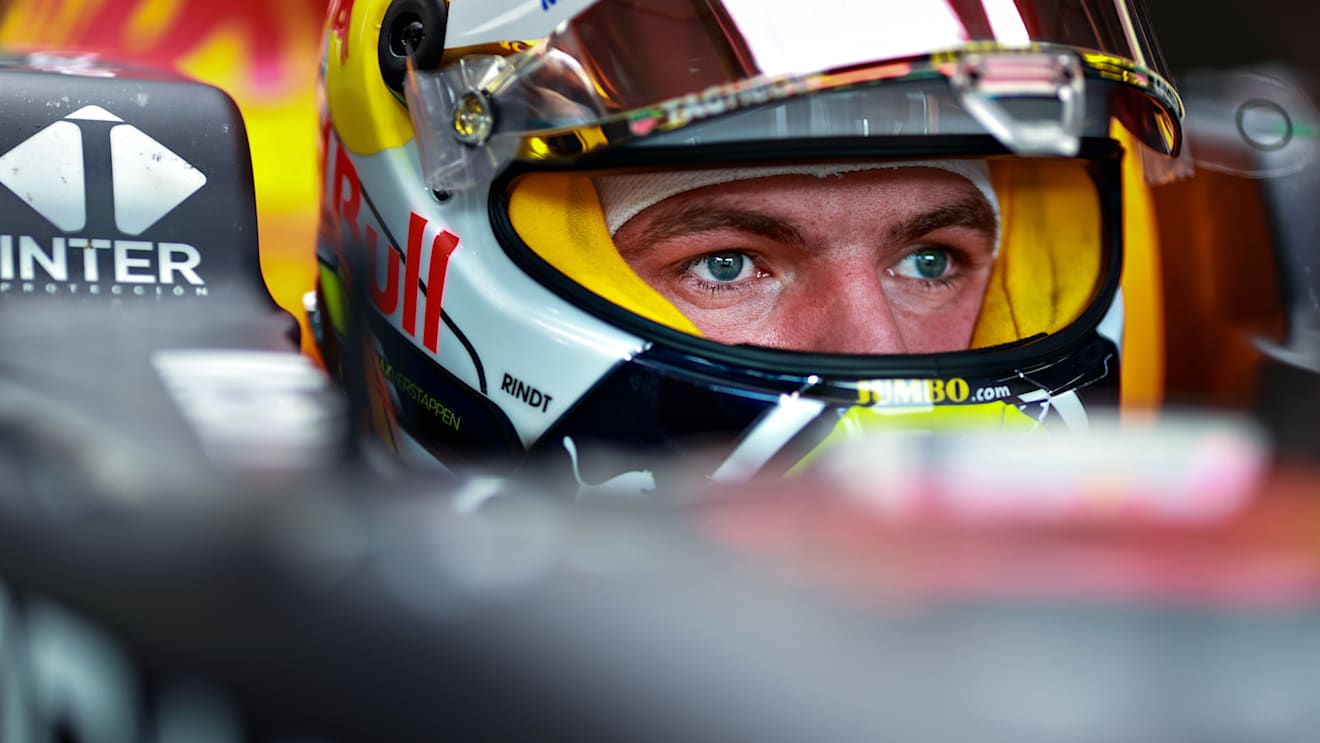 SPIELBERG, AUSTRIA - JUNE 25: Max Verstappen of Netherlands and Red Bull Racing looks on from his car during practice ahead of the F1 Grand Prix of Styria at Red Bull Ring on June 25, 2021 in Spielberg, Austria. (Photo by Mark Thompson/Getty Images)