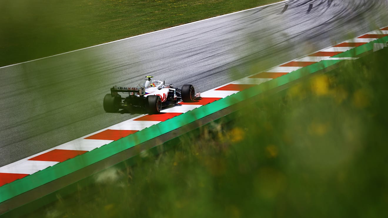 SPIELBERG, AUSTRIA - JUNE 26: Mick Schumacher of Germany driving the (47) Haas F1 Team VF-21 Ferrari on track during final practice ahead of the F1 Grand Prix of Styria at Red Bull Ring on June 26, 2021 in Spielberg, Austria. (Photo by Bryn Lennon/Getty Images)