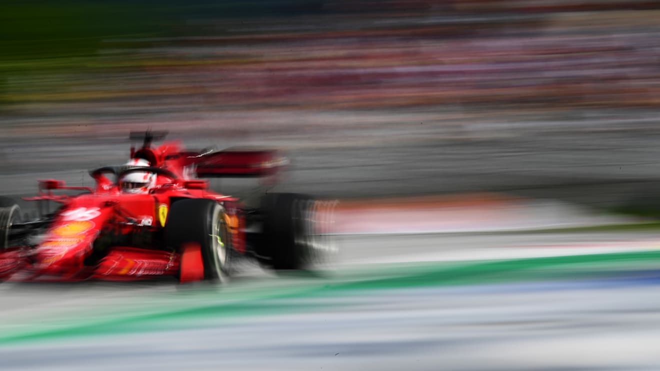 SPIELBERG, AUSTRIA - JUNE 27: Charles Leclerc of Monaco driving the (16) Scuderia Ferrari SF21 during the F1 Grand Prix of Styria at Red Bull Ring on June 27, 2021 in Spielberg, Austria. (Photo by Mario Renzi - Formula 1/Formula 1 via Getty Images)