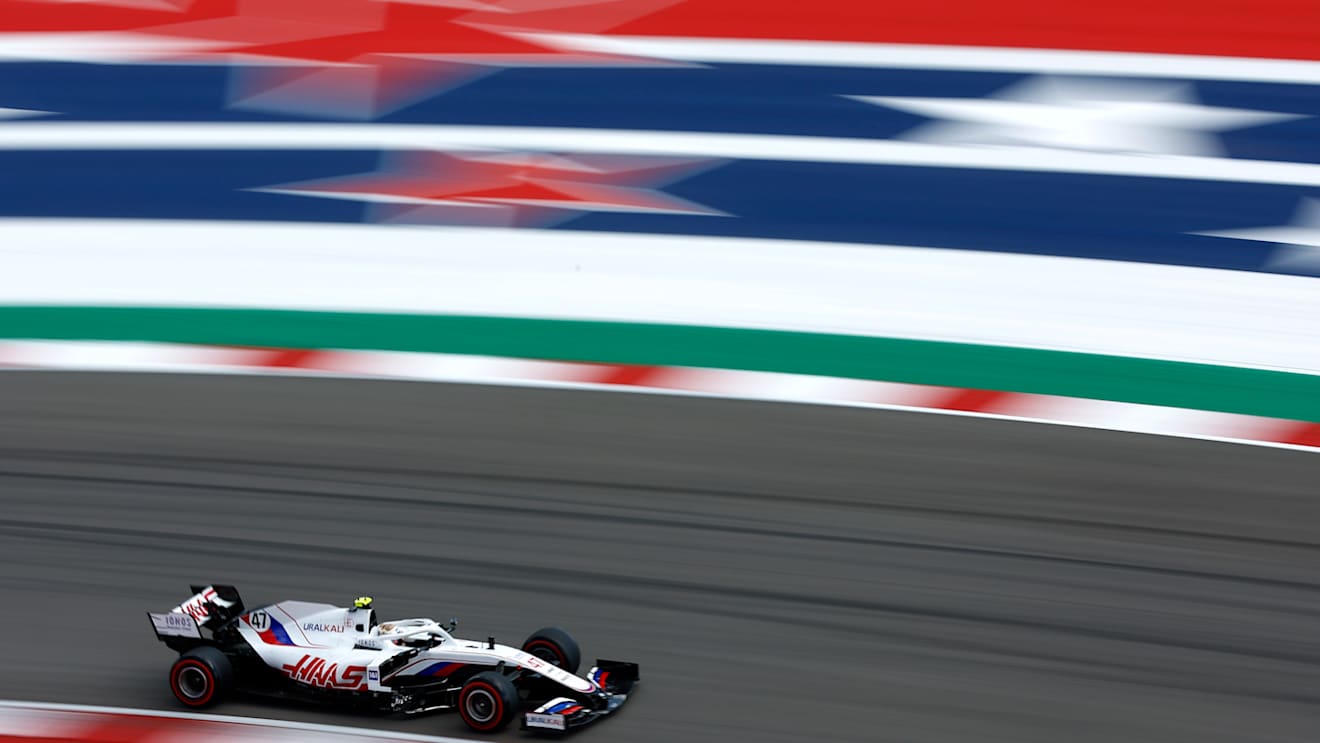 AUSTIN, TEXAS - OCTOBER 23: Mick Schumacher of Germany driving the (47) Haas F1 Team VF-21 Ferrari during final practice ahead of the F1 Grand Prix of USA at Circuit of The Americas on October 23, 2021 in Austin, Texas. (Photo by Jared C. Tilton/Getty Images)