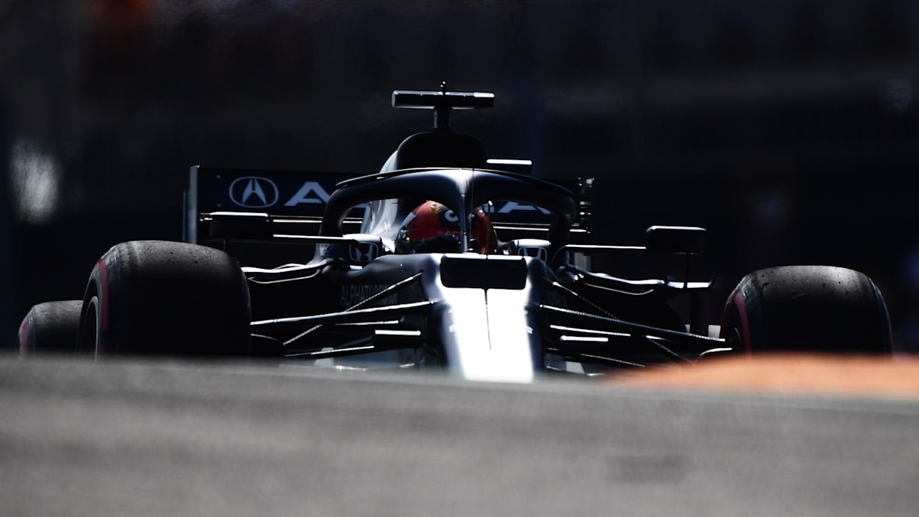 AUSTIN, TEXAS - OCTOBER 23: Yuki Tsunoda of Japan driving the (22) Scuderia AlphaTauri AT02 Honda during final practice ahead of the F1 Grand Prix of USA at Circuit of The Americas on October 23, 2021 in Austin, Texas. (Photo by Mario Renzi - Formula 1/Formula 1 via Getty Images)