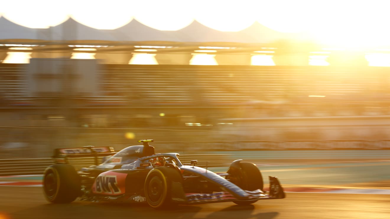 ABU DHABI, UNITED ARAB EMIRATES - NOVEMBER 18: Esteban Ocon of France driving the (31) Alpine F1 A522 Renault on track during practice ahead of the F1 Grand Prix of Abu Dhabi at Yas Marina Circuit on November 18, 2022 in Abu Dhabi, United Arab Emirates. (Photo by Dan Istitene - Formula 1/Formula 1 via Getty Images)