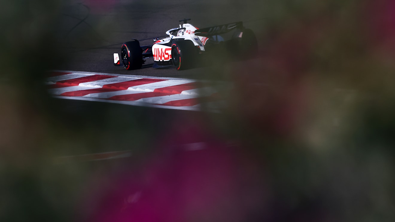 ABU DHABI, UNITED ARAB EMIRATES - NOVEMBER 19: Kevin Magnussen of Denmark driving the (20) Haas F1 VF-22 Ferrari on track during final practice ahead of the F1 Grand Prix of Abu Dhabi at Yas Marina Circuit on November 19, 2022 in Abu Dhabi, United Arab Emirates. (Photo by Dan Istitene - Formula 1/Formula 1 via Getty Images)