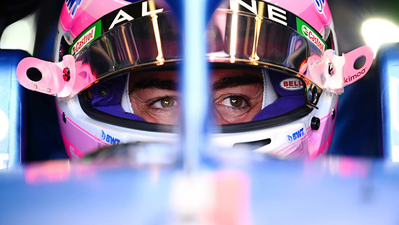 MELBOURNE, AUSTRALIA - APRIL 08: Fernando Alonso of Spain and Alpine F1 prepares to drive in the garage during practice ahead of the F1 Grand Prix of Australia at Melbourne Grand Prix Circuit on April 08, 2022 in Melbourne, Australia. (Photo by Clive Mason/Getty Images)