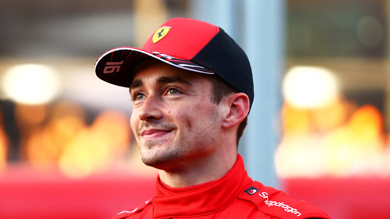 MELBOURNE, AUSTRALIA - APRIL 09: Pole position qualifier Charles Leclerc of Monaco and Ferrari celebrates in parc ferme during qualifying ahead of the F1 Grand Prix of Australia at Melbourne Grand Prix Circuit on April 09, 2022 in Melbourne, Australia. (Photo by Dan Istitene - Formula 1/Formula 1 via Getty Images)