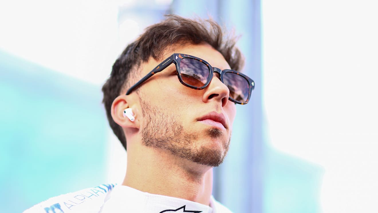 MELBOURNE, AUSTRALIA - APRIL 10: Pierre Gasly of France and Scuderia AlphaTauri prepares to drive on the grid during the F1 Grand Prix of Australia at Melbourne Grand Prix Circuit on April 10, 2022 in Melbourne, Australia. (Photo by Dan Istitene - Formula 1/Formula 1 via Getty Images)