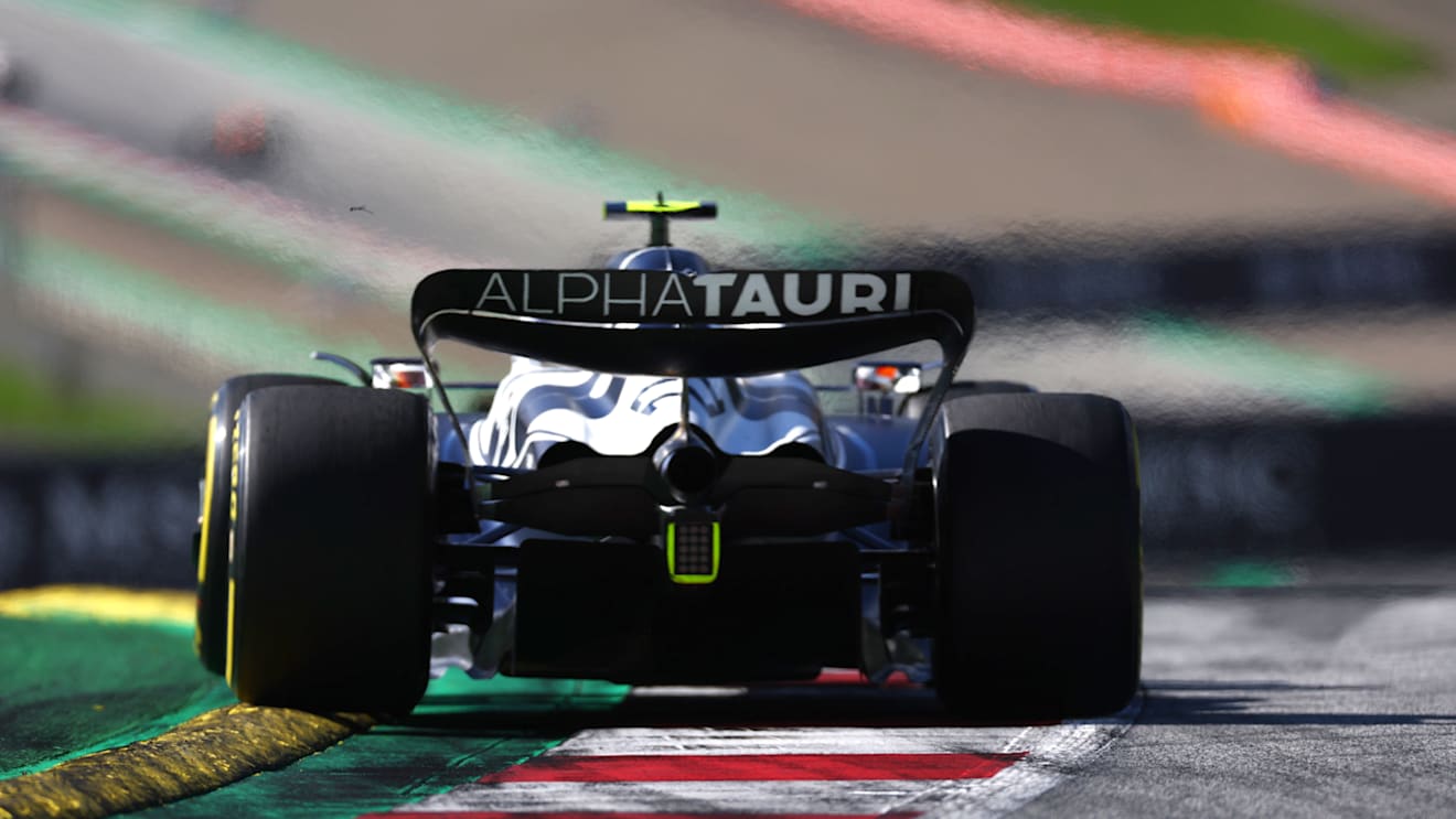 SPIELBERG, AUSTRIA - JULY 09: Yuki Tsunoda of Japan driving the (22) Scuderia AlphaTauri AT03 on track during the F1 Grand Prix of Austria Sprint at Red Bull Ring on July 09, 2022 in Spielberg, Austria. (Photo by Bryn Lennon/Getty Images)